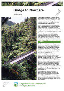 Bridge to Nowhere: conservation revealed: publications