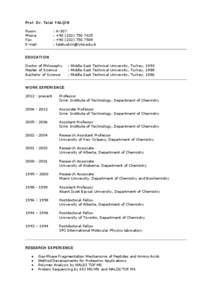 Chemistry / Chemistry education / University of California /  Berkeley College of Chemistry