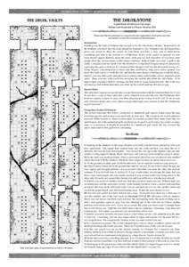 THE DRUHLSTONE - A LEGEND OF THE DEEP GUILD OF DAS VALLENDOR  THE DRUHL VAULTS THE DRUHLSTONE A gamebook adventure in two pages.