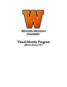 Visual Identity Program Effective January 2011