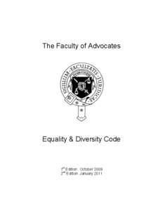 Microsoft Word - Equality and Diversity Code  Jan 2011.doc