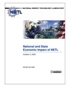 National and State Economic Impact of NETL