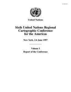 E/CONF[removed]United Nations Sixth United Nations Regional Cartographic Conference