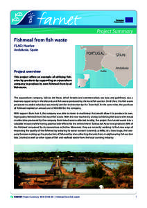 European Commission Project Summary Fishmeal from fish waste FLAG: Huelva
