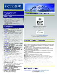 PACIFIC RIM ADVISORY COUNCIL PRAC  2014_July_eBulletin