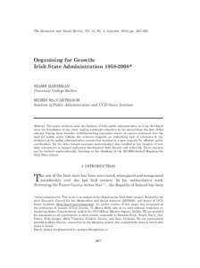 08 Hardiman article_ESRI Vol[removed]10:17 Page 367  The Economic and Social Review, Vol. 41, No. 3, Autumn, 2010, pp. 367–393