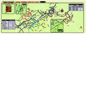 LOCAL SYSTEMS SERVICE MAP  HOLIDAY SCHEDULE: GCT does not operate on the following holidays; New Years Day, Memorial Day, Independence Day, Labor Day, Thanksgiving Day, & Christmas Day.