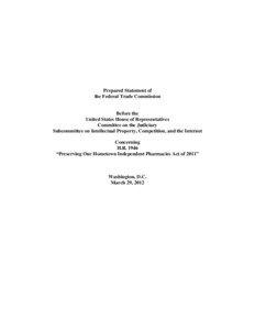 Pharmaceuticals policy / Pharmacy benefit management / Corporate crime / Pharmacy / United States antitrust law / Federal Trade Commission / CVS Caremark / Pharmacist / Medicare Part D / Medicine / Health / Pharmaceutical sciences