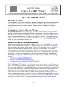 Central States, Forest Health Watch