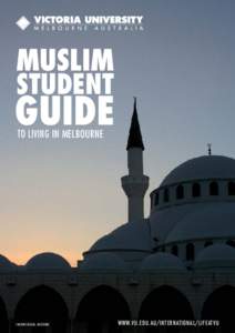 MUSLIM STUDENT GUIDE TO LIVING IN MELBOURNE