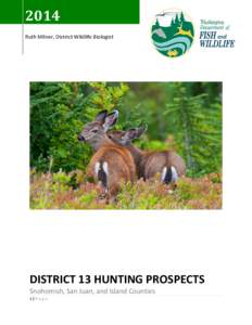 District 13 Hunting prospects