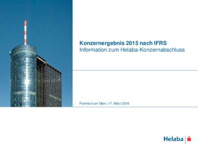 Konzernabschluss nach IFRS