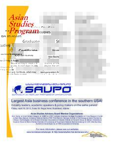 Asian Studies Program Kennesaw State University