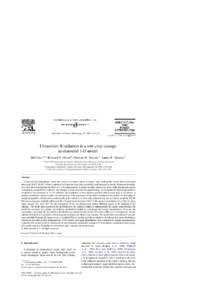 Agricultural and Forest Meteorology[removed]–151  Ultraviolet-B radiation in a row-crop canopy: an extended 1-D model Wei Gao a,∗ , Richard H. Grant b , Gordon M. Heisler c , James R. Slusser a a