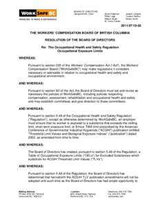 Halogenated solvents / Halomethanes / Health sciences / Threshold limit value / Benzene / Permissible exposure limit / Short-term exposure limit / Formaldehyde / Bromomethane / Chemistry / Occupational safety and health / Industrial hygiene