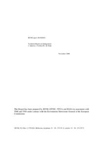 RIVM report[removed]Technical Report on Enlargement J. Jantzen, J. Cofala, B.J. de Haan  November 2000