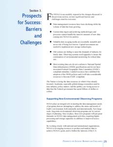 Section 3.  Prospects for Success: Barriers and
