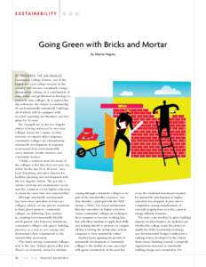 Sustainability  Going Green with Bricks and Mortar by Sherrie Negrea  B