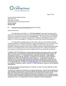 May 27, 2014 Securities and Exchange Commission 100 F Street, N.E. Washington, DC[removed]Attention: Kevin M. O’Neill, Deputy Secretary File No. S7-03-14