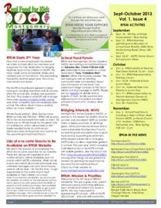 RFKM September-October 2013 Newsletter