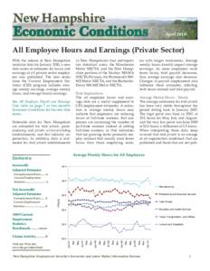 New Hampshire Economic Conditions - April[removed]www.nh.gov/nhes/elmi/ April 2010