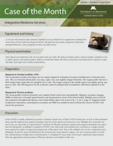 Case of the Month-Integrative Medicine.ai