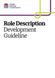 Role Description Development Guideline