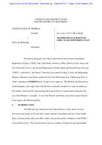 Case 2:16-cvMCA-MAH Document 31 FiledPage 1 of 68 PageID: 343  UNITED STATES DISTRICT COURT FOR THE DISTRICT OF NEW JERSEY  UNITED STATES OF AMERICA,