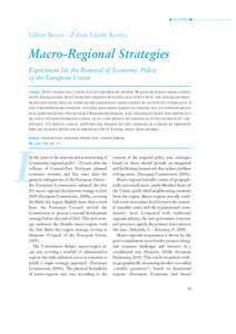 Baltic Sea / International Commission for the Protection of the Danube River / Interreg / Northern Dimension / Structural Funds and Cohesion Fund / Council of the Baltic Sea States / Committee of the Regions / Danube Commission / Euroregion Baltic / Europe / European Union / Danube