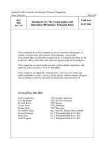 Standards For The Construction And Operation Of Summer Toboggan Runs  Page 1/28