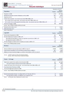 Resume statistique - Pance