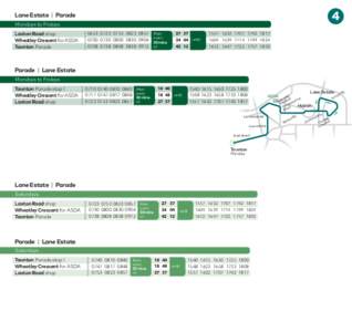 4  Lane Estate | Parade Mondays to Fridays Laxton Road shop Wheatley Crescent for ASDA