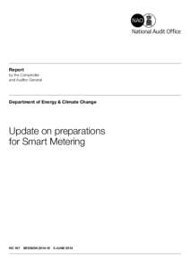 Report by the Comptroller and Auditor General Department of Energy & Climate Change