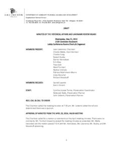 DEPARTMENT OF COMMUNITY PLANNING, HOUSING AND DEVELOPMENT Neighborhood Services Division Courthouse Plaza One 2100 Clarendon Boulevard, Suite 700 Arlington, VA[removed]TEL[removed]FAX[removed]www.arlingtonva.us