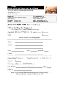 Microsoft Word - Tyldesley reseller order form.doc