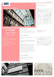 Fashion Milan Cool & Glamour  € 770,00*