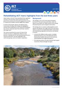 Rivers of New South Wales / Molonglo River / Murrumbidgee River / Queanbeyan River / Trout cod / Macquarie perch / Silver Perch / Golden perch / Murray River / Fish / Freshwater fish of Australia / Percichthyidae