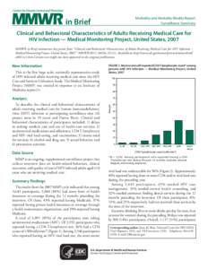 Morbidity and Mortality Weekly Report Surveillance Summary in Brief  Clinical and Behavioral Characteristics of Adults Receiving Medical Care for