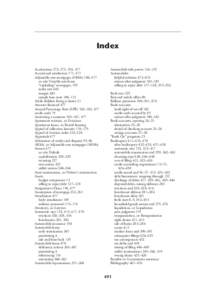 Index Acceleration 272–273, 354, 477 Accord and satisfaction 171, 477 Adjustable rate mortgages (ARMs) 100, 477 see also Variable-rate loans “exploding” mortgages, 195