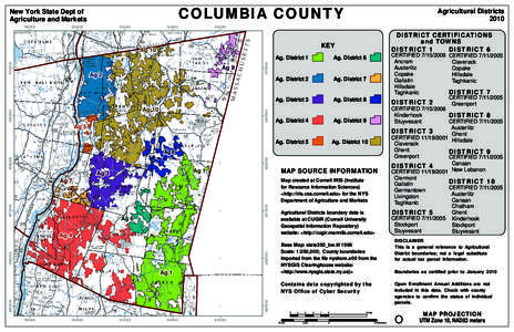 COLUMBIA COUNTY  New York State Dept of Agriculture and Markets[removed]