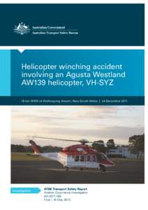 Helicopter winching accident Insert document involving an Agustatitle Westland