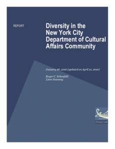 REPORT  Diversity in the New York City Department of Cultural Affairs Community