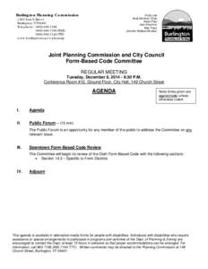 Planning Commission Agenda