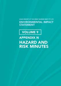 AQUIS RESORT AT THE GREAT BARRIER REEF PTY LTD  ENVIRONMENTAL IMPACT STATEMENT  	 VOLUME 9