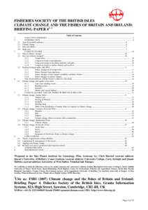 Atmospheric sciences / Effects of global warming / Wild fisheries / Global warming / Climate change / Climate / Climate change and ecosystems / Climate change /  industry and society / Environment / Climate history / Earth