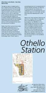 Rail transportation in the United States / Public transport / Othello / King Street Station / Washington