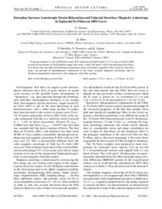 VOLUME 90, N UMBER 1  PHYSICA L R EVIEW LET T ERS week ending 10 JANUARY 2003