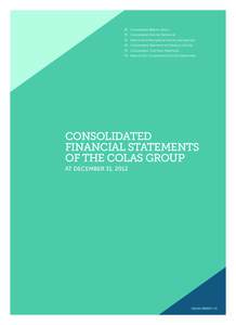 70 Consolidated Balance Sheet 71 Consolidated Income Statement 71 Statement of Recognized Income and Expense 72 Consolidated Statement of Changes in Equity 73 Consolidated Cash Flow Statement 74 Notes to the Consolidated