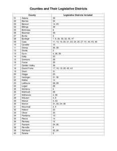 Microsoft Word - Counties  their Leg Districts.docx