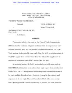 Civil law / Common law / Contempt of court / Order to show cause / TiVo Inc. v. EchoStar Corp. / Federal Trade Commission / Federal Rules of Civil Procedure / Law / Legal procedure / Abuse of the legal system